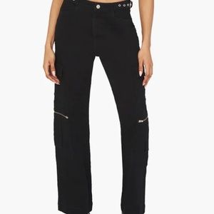 WeWoreWhat Utility Stretch Twill Denim Straight Jean size 24 NEW